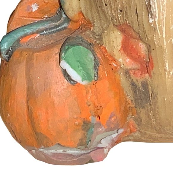 Halloween Corncob Pumpkin Head Couple Centerpiece Table Decoration - Picture 10 of 16